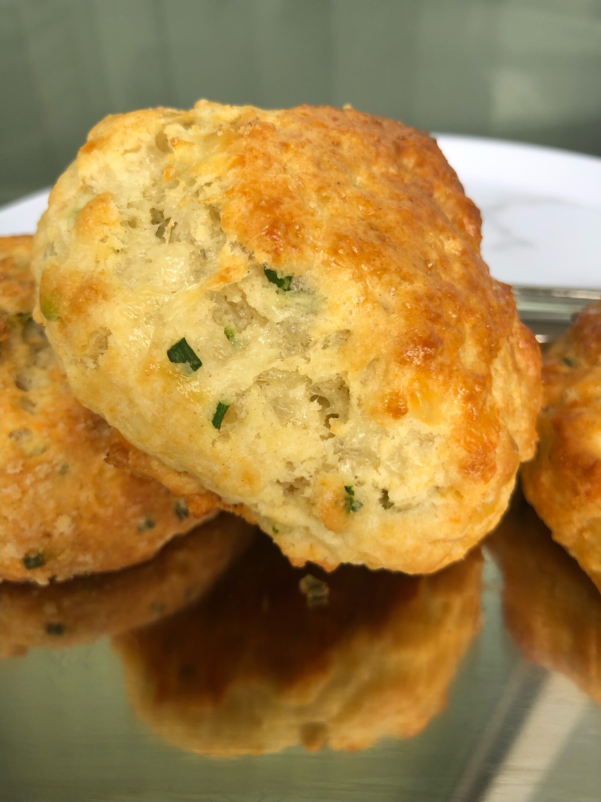 Cheddar and Chive Scones