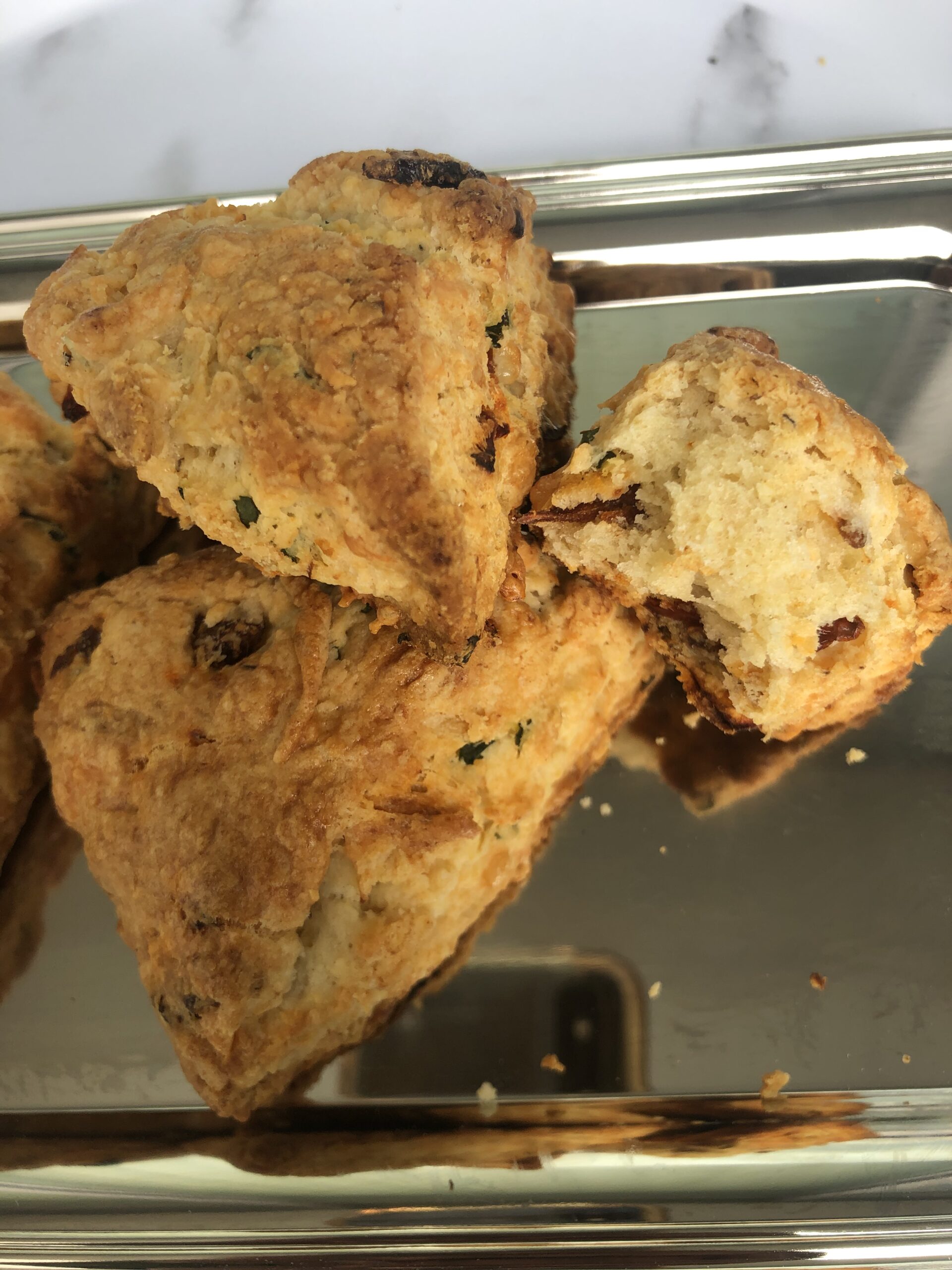 Sundried Tomato and Basil Scones
